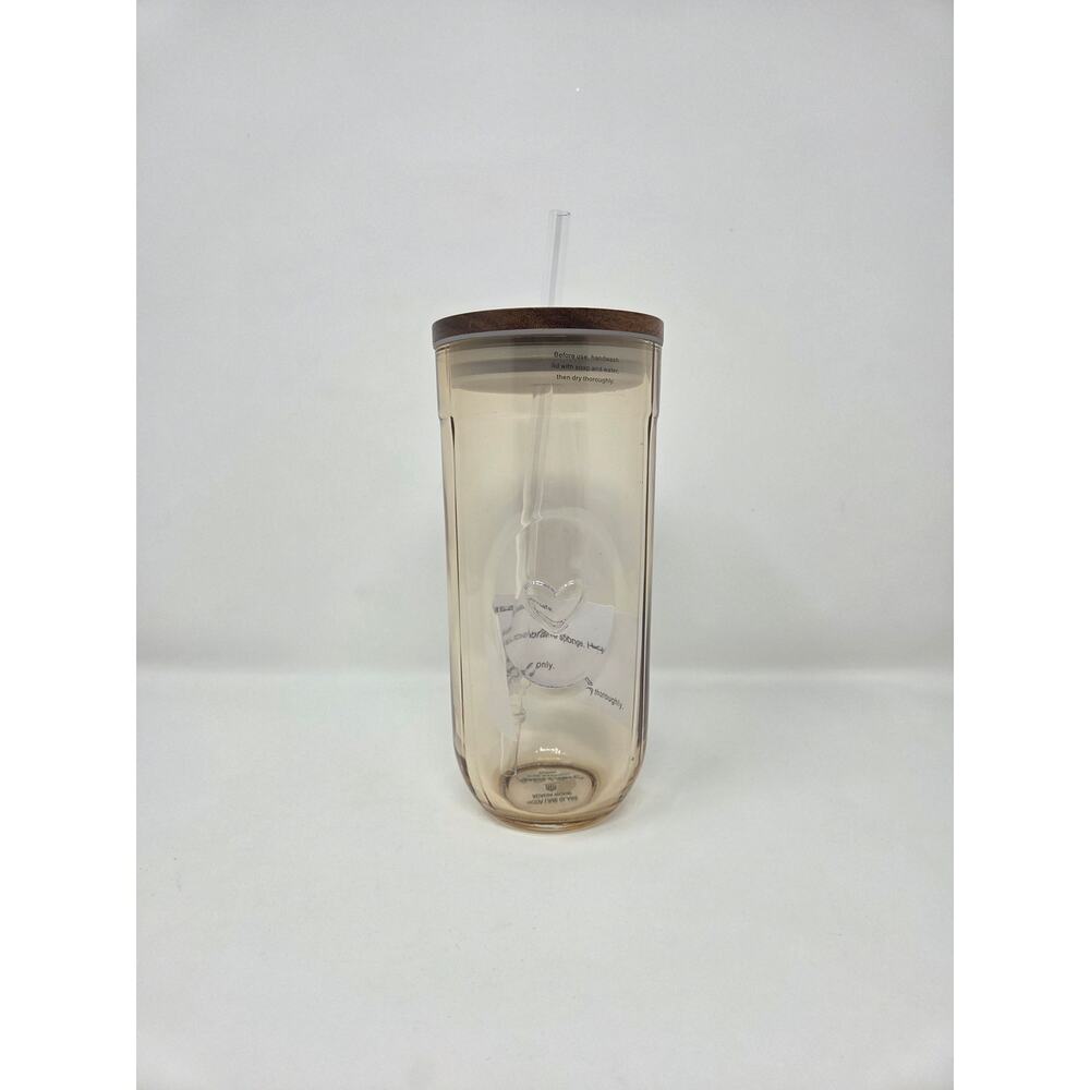 Hearth & Hand Glass Heart Tumbler